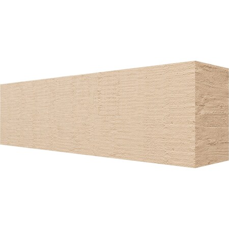 Ekena Millwork 6in. W x 8in. H x 28in. L Block Woodgrain TimberThane Rafter Tail, Primed Tan RFTUR06X08X28BLKRCPR